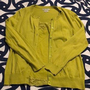 Cardigan and Tank Set Size: Large